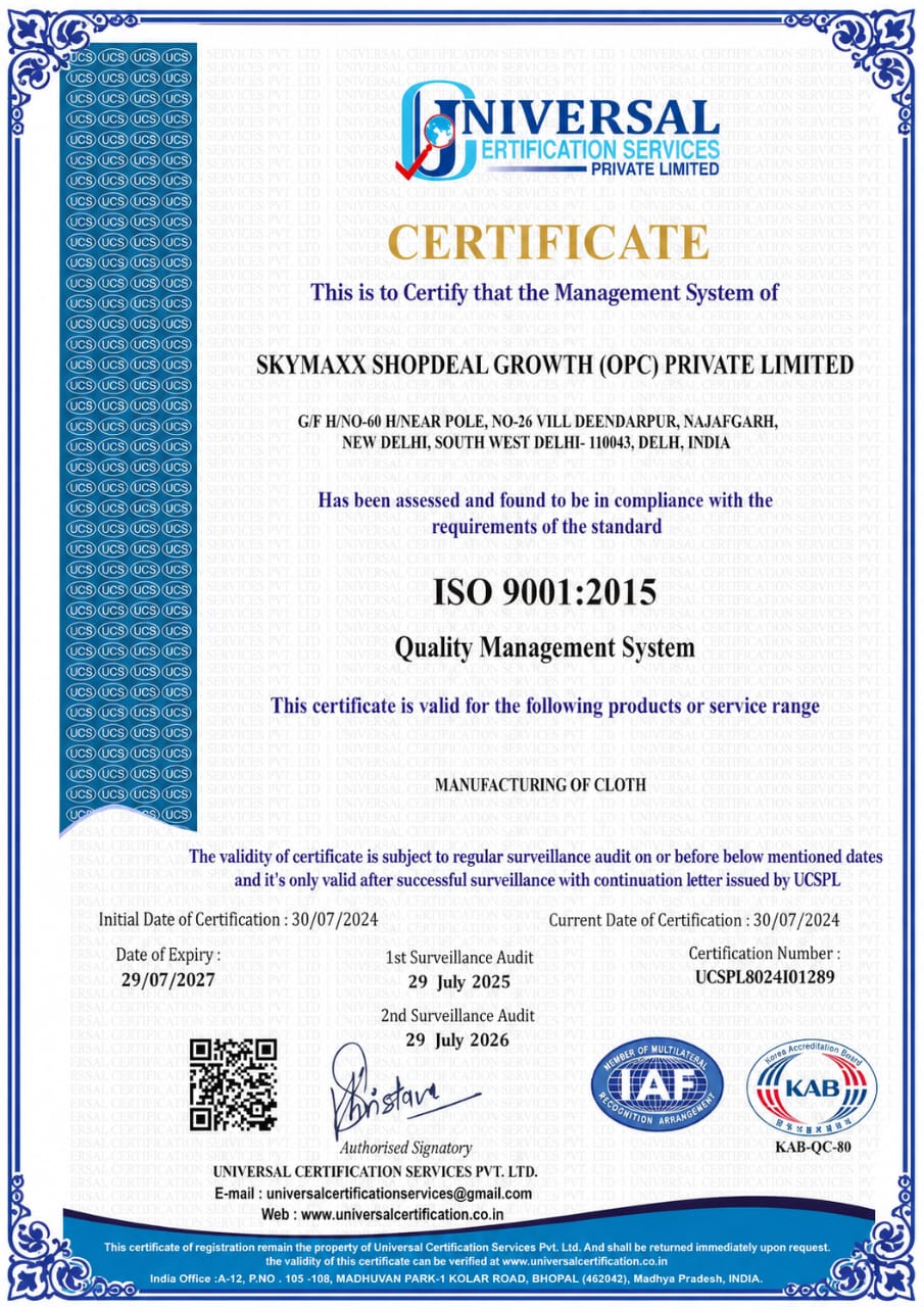 ISO Certificate